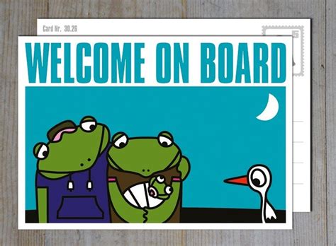 Welcome on Board Card - Etsy