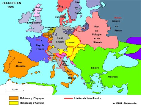 L'Europe en 1600