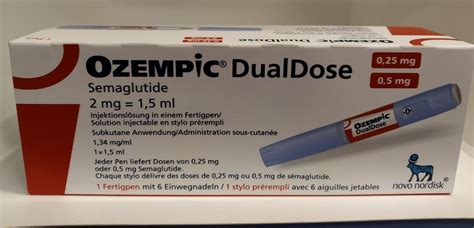 BUY Semaglutide - Ozempic Dual Dose 0.25/0.5mg X 1.5ml by Novo Nordisk ...