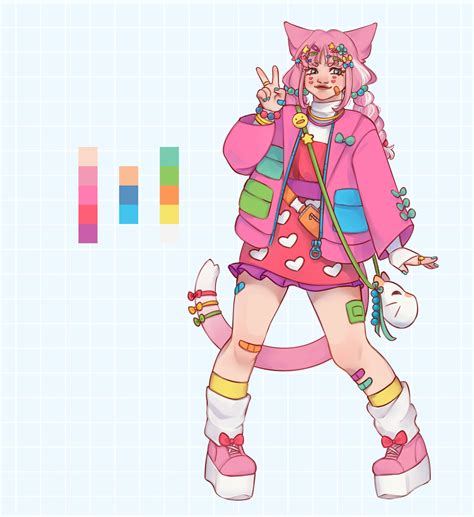 ArtStation - Decora-Kei Character Design