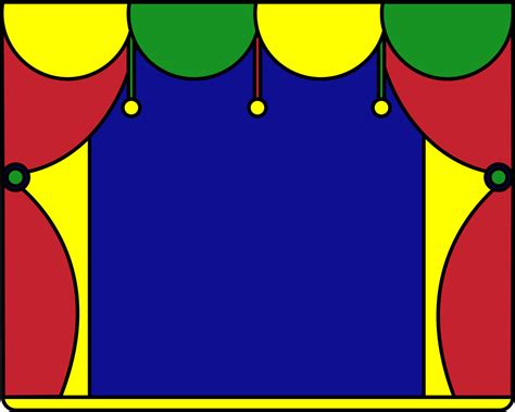 Curtains decorated cinema stage. 24226099 Vector Art at Vecteezy