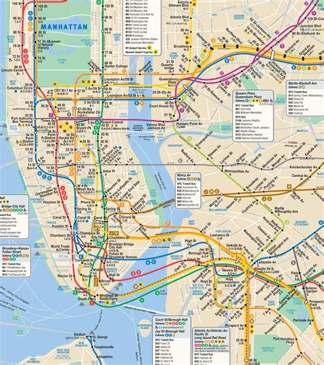 Mta Subway Map Nyc - United States Map