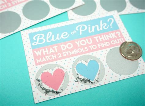 Free Printable Gender Reveal Scratch-Off Cards - Happiness is Homemade