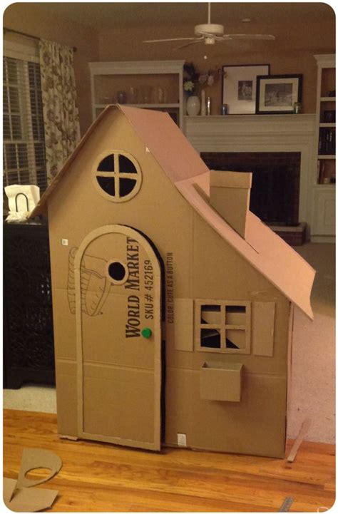 How to Build a Cardboard Playhouse | Love. Laugh. Lose Your Mind ...