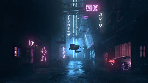 ArtStation - Cyberpunk alley