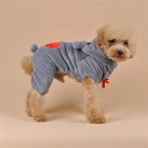 Warm Dog Clothes For Small Dogs Soft Winter Pet Clothing For Dog ...