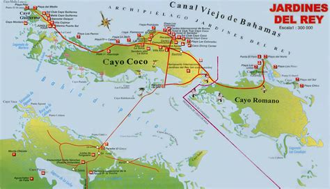 Mapa. Jardines del Rey | Jardines del Rey | Cayo coco, Ciego de avila ...