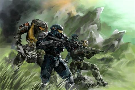 Halo Reach: Noble Team by Justinian84 on DeviantArt