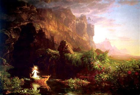 Thomas Cole The Voyage of Life Childhood painting | framed paintings ...