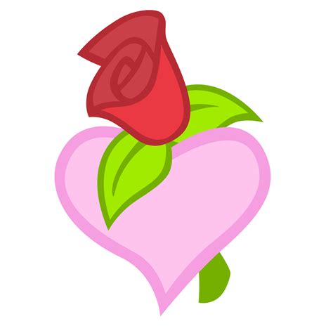 Cutie Mark: Rose Heart by Liggliluff on DeviantArt