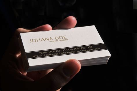 Attorney Business Cards Examples: Showcasing Professionalism and ...