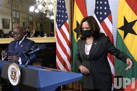 Photo: Kamala Harris with President of Ghana in Washington ...