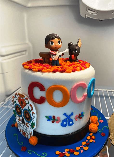 Coco Birthday Cake Ideas Images (Pictures)