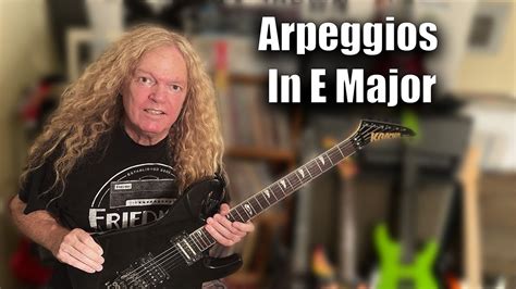 Learn Arpeggios In E Major on Guitar - YouTube