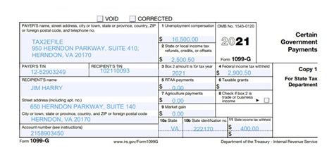 E-file 2022 1099-G Form Online | Certain Government Payments