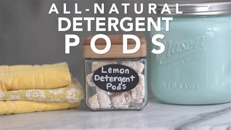 How to Make All-Natural Laundry Detergent Pods | Homemade laundry ...