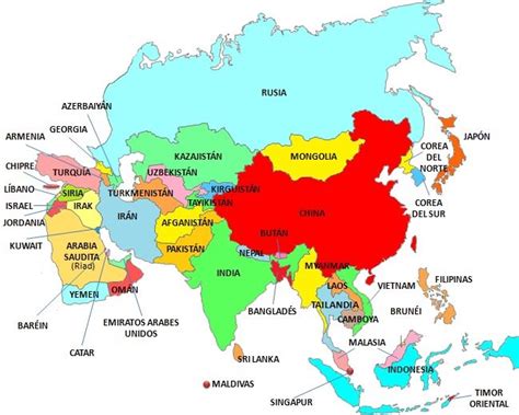 Países de Asia | Saber es práctico