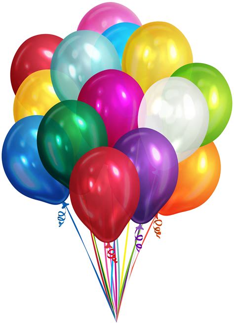 97 Balloons Bunch Png Birthday Balloons Clipart Clipartlook | Images ...