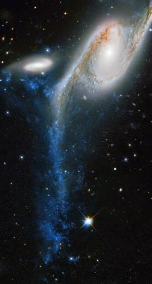 Galaxy Hercules A in the constellation Hercules emits plasma jets ...