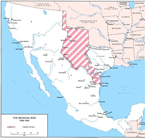 Pre Mexican American War Map - Middle East Political Map