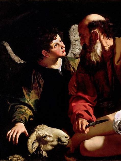 “Sacrifice of Isaac" (detail), c.1603, Caravaggio. | Caravaggio ...