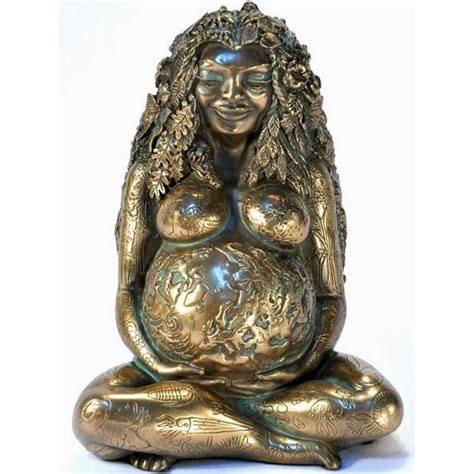 Gaia Mother Earth Statue - Bronze