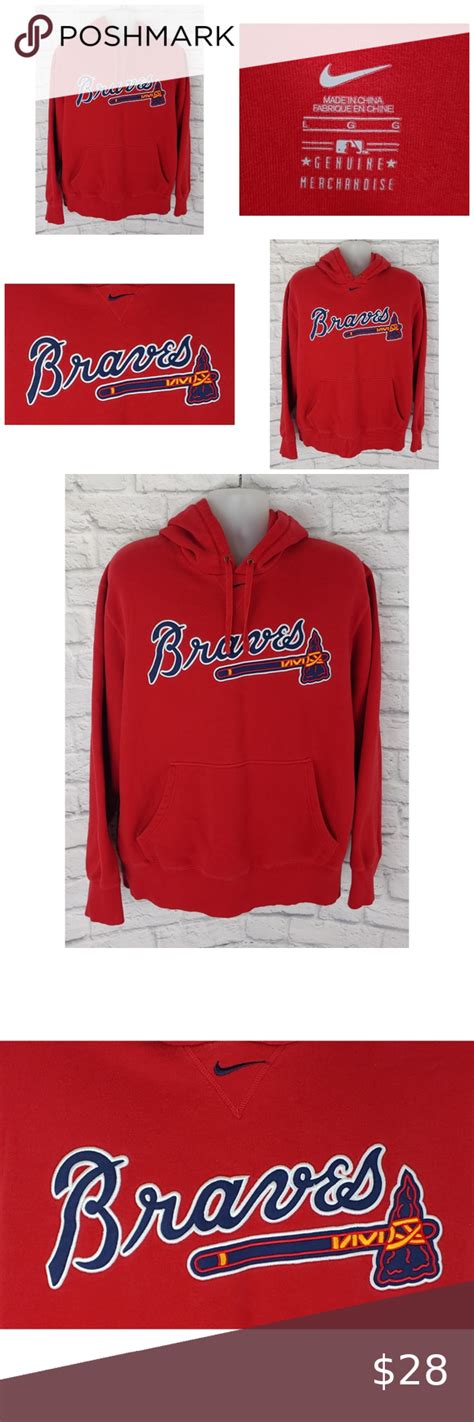 Nike MLB Genuine Merchandise Atlanta Braves Hoodie | Clothes design ...