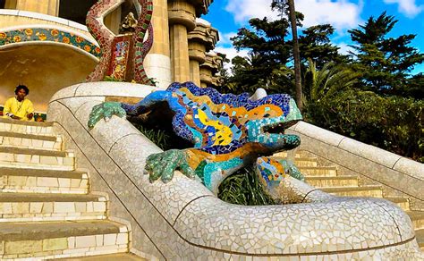 Gaudi's Famous Lizard: Parc Güell, Barcelona