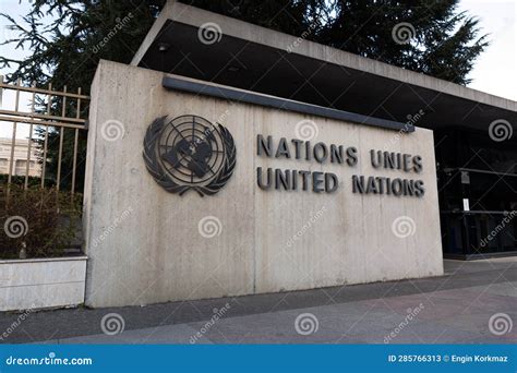 The United Nations Office at Geneva, Switzerland Editorial Stock Photo ...