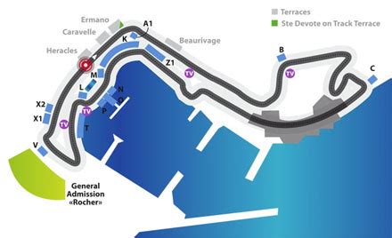 Monaco Grand Prix track