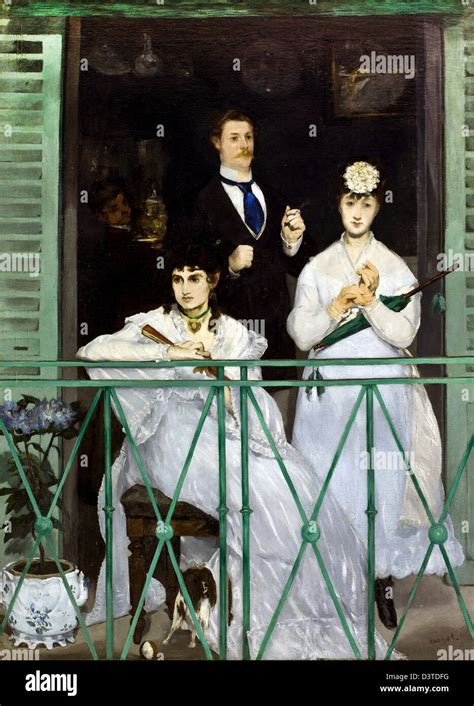 Edouard Manet, The Balcony 1869 Oil on canvas. Musée d'Orsay, Paris ...