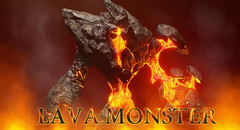 Lava Monster in Characters - UE Marketplace