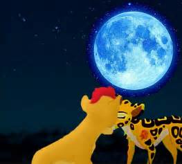 kion x fuli Kiss under the blue moon by jameskionxfulifan on DeviantArt