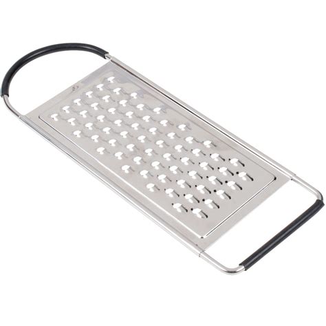 Tablecraft SG206BH 12 1/4" Stainless Steel Extra Coarse Flat Grater