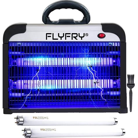 FLYFRY Black 20w Indoor Bug Zapper Insect Killer - Ultraviolet Lamp ...