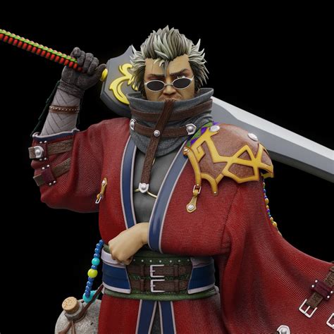 ArtStation - FFX Auron 1:4 collectible statue