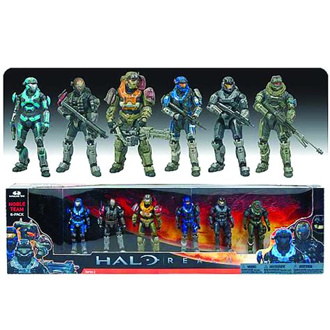 SEP111652 - HALO REACH NOBLE TEAM 6-PC AF DLX SET CS - Previews World