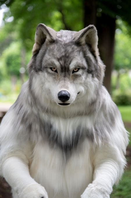 Realistic Wolf Suit Costume