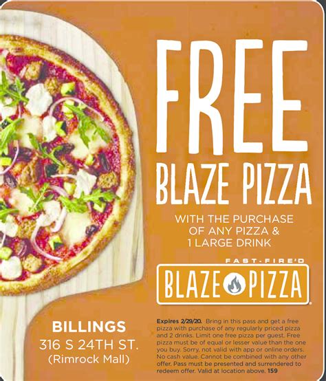 Blaze Pizza Coupons