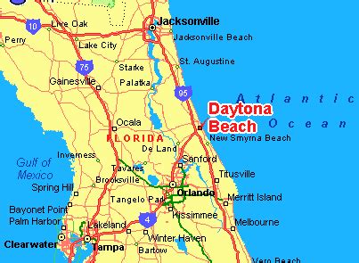 Map Of Daytona Beach Florida – Verjaardag Vrouw 2020