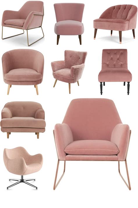 Lush Blush Statement Chairs - Furnishful's Living Room Ideas ...