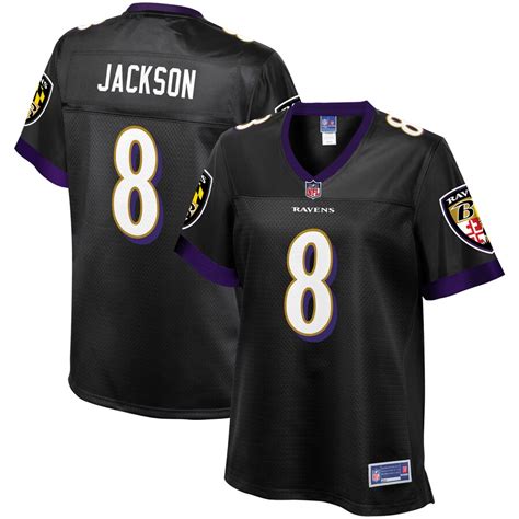 Women's Baltimore Ravens Lamar Jackson NFL Pro Line Black Alternate ...