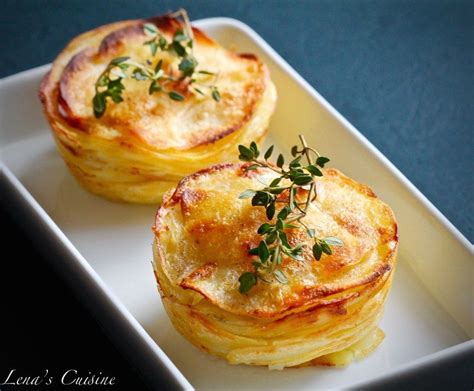 Individual Pommes Anna | Cooking, Pommes anna, Recipes