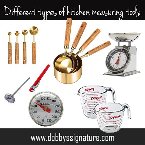 Different Types Of Kitchen Measuring Tools