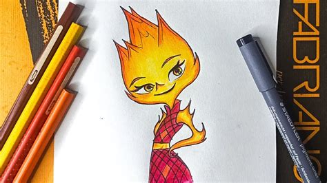 Cómo dibujar Ember Lumen - Elemental | Como desenhar Ember Lumen ...