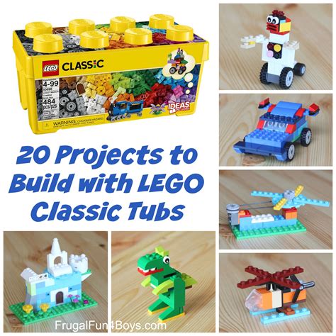 20 Simple Projects for Beginning LEGO Builders - Frugal Fun For Boys ...