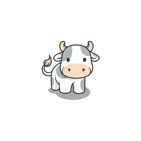 Cow Illustration Vector Design Images, Cute Cow Vector Logo ...