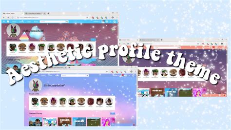 Aesthetic Profile Themes Roblox - IMAGESEE