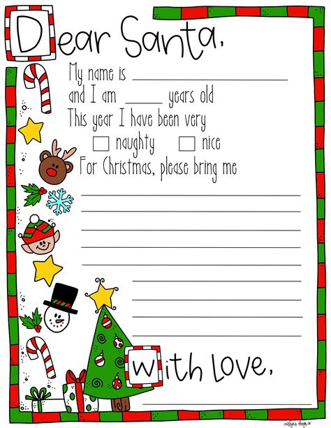 Printable Letter Explaining Santa