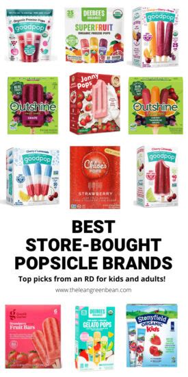 Best Store Bought Popsicle Brands